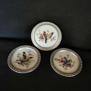 Vintage coaster porcelain tin Schwarzenhammer