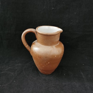 Stoneware jug stoneware wine jug water jug milk jug shabby 14 cm