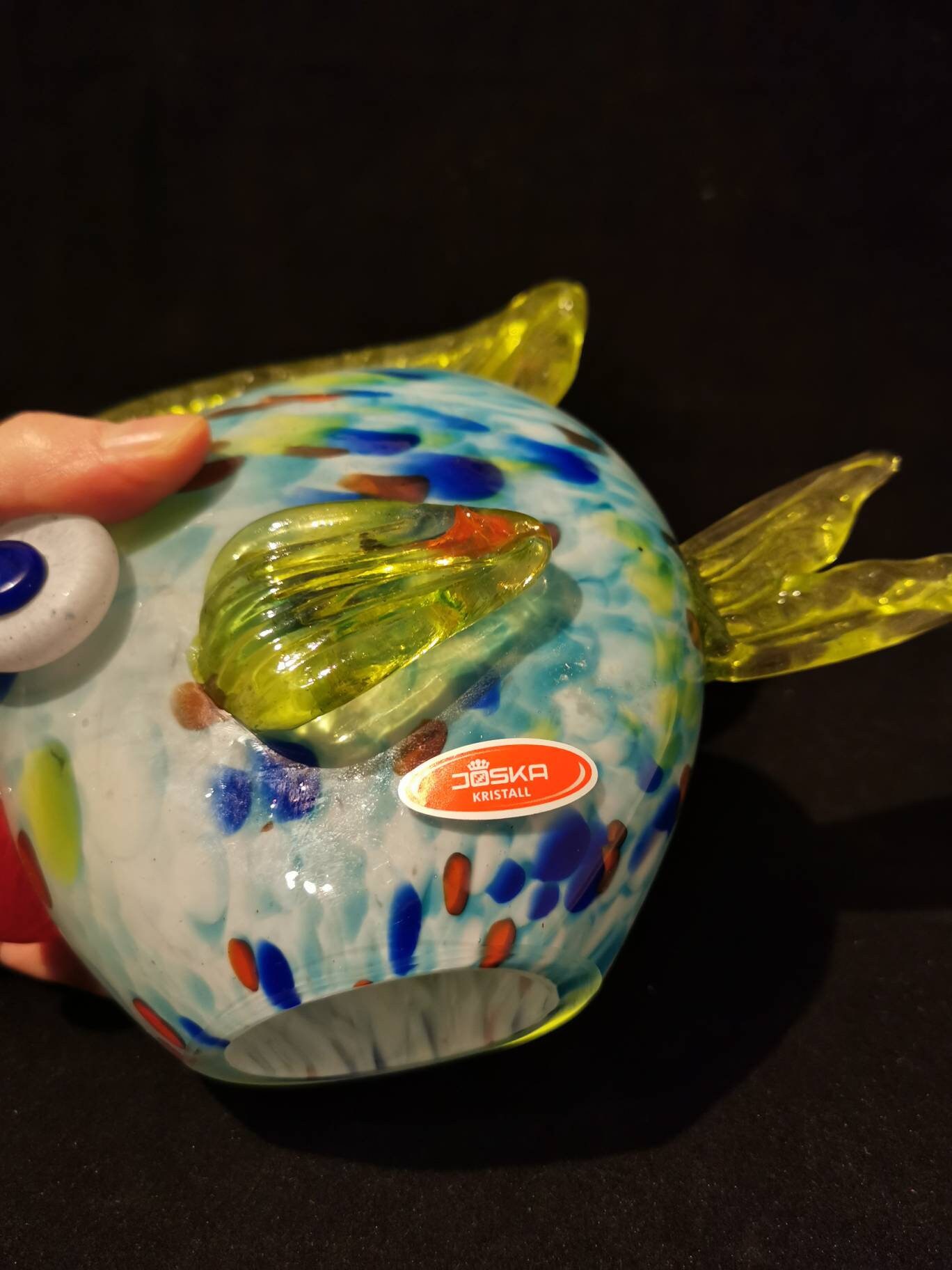 Glass Art Object Crystal Vintage JOSKA DESIGNER Glass Design 16 Cm X 20 Cm  - Etsy