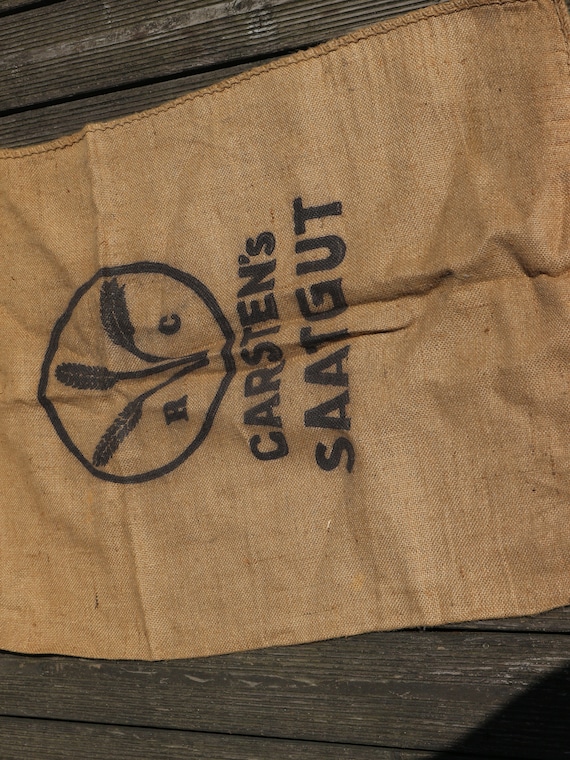 Sack Flour Sack Linen Sack Printed Jute Sack Transport Sack Vintage Shabby  Ancient - Etsy