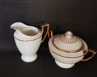 Thomas Zuckerdose Milchkännchen Vintage Porzellan Kaffeeservice