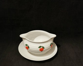 Salsa de porcelana Apfelchen Seltmann Weiden vintage
