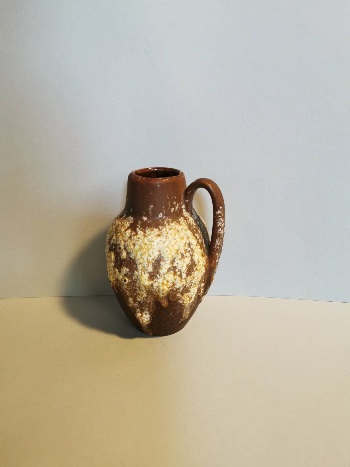 Scheurich / Vintage Fat Lava Vase _06（ヴィンテージ フラワー