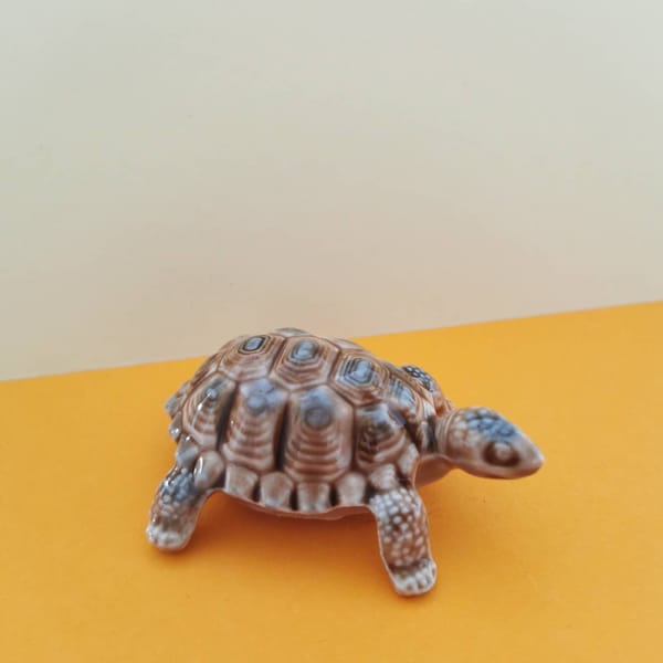 Rarität Wade Schildkröte Porzellan England Vintage rar Deko Figur