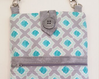 Cell Phone Purse, Small Purse with Zipper Pouch, Adjustable Strap