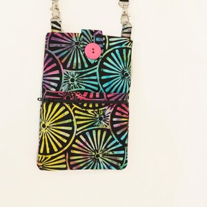 Cell Phone Purse, Small Purse, Crossbody Cell Phone Purse, Black Adjustable Strap
