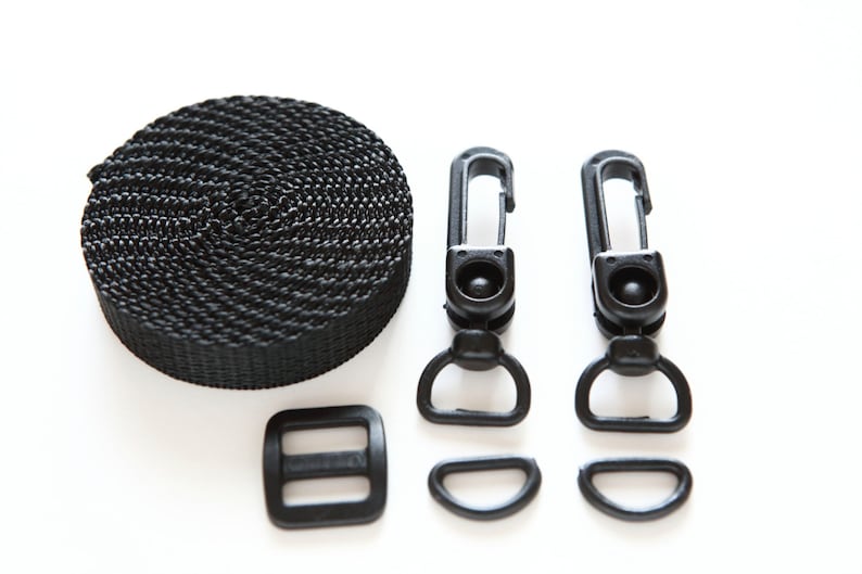 D Ring With Swivel Hook Cell Phone Purse Hardware Kit Plastic D Ring