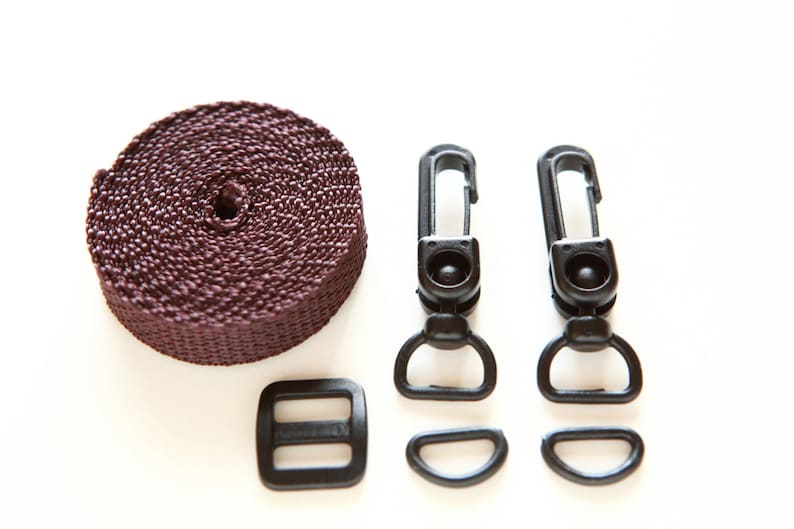 D Ring With Swivel Hook Cell Phone Purse Hardware Kit Plastic D Ring
