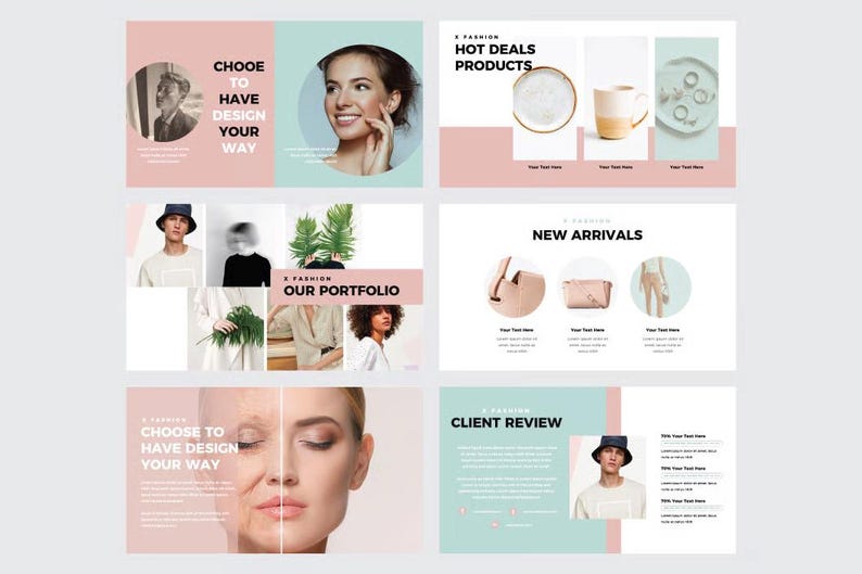 Fashion Brand Presentation Template, Pastel Boutique Pitch Deck ...