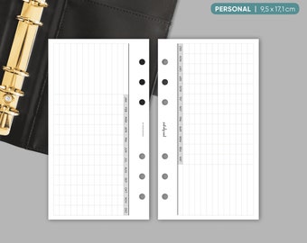 Inserts "Tracker Year Cross" for Ring Planners - Personal & A5