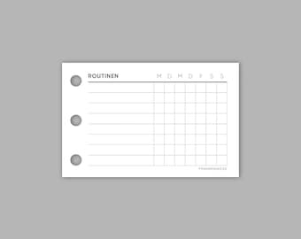 Planner Cards "Routinen"