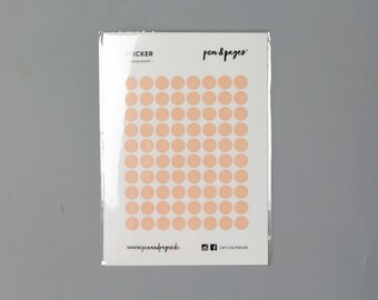 Sticker set - transparent dots & squares - ALTROSA