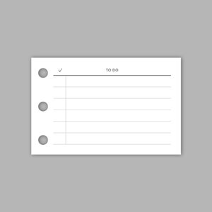 Planner Cards "To Do"