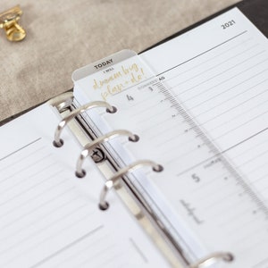 Bookmark "today I will dream big, plan & do!" with ruler for ringplanners – Personal