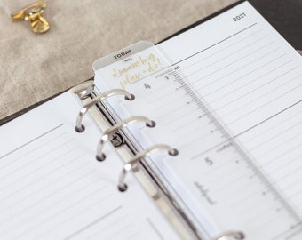 Bookmark "today I will dream big, plan & do!" with ruler for ringplanners – Personal