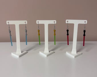 Lego Lightsaber Earings