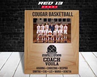 Personalized Basketball Coach Picture Frame