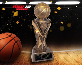 Personalized Basketball Trophy, Basketball Award, Youth Basketball Trophy, Custom Basketball Trophy, Laser Engraved Basketball Trophy