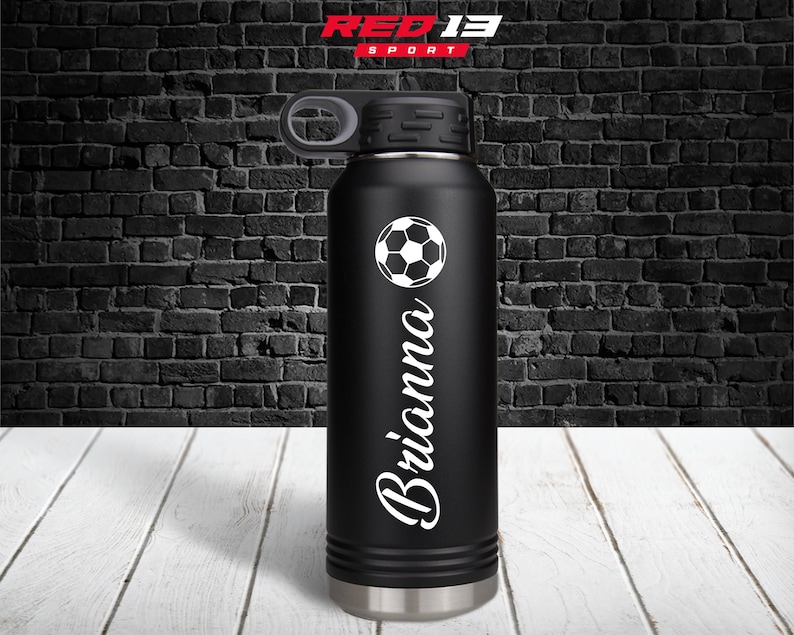 Red13Sport Soccer Player Water Bottle