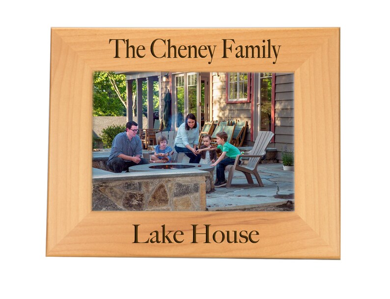Personalized Family Lake House Picture Frame Summer Home Etsy