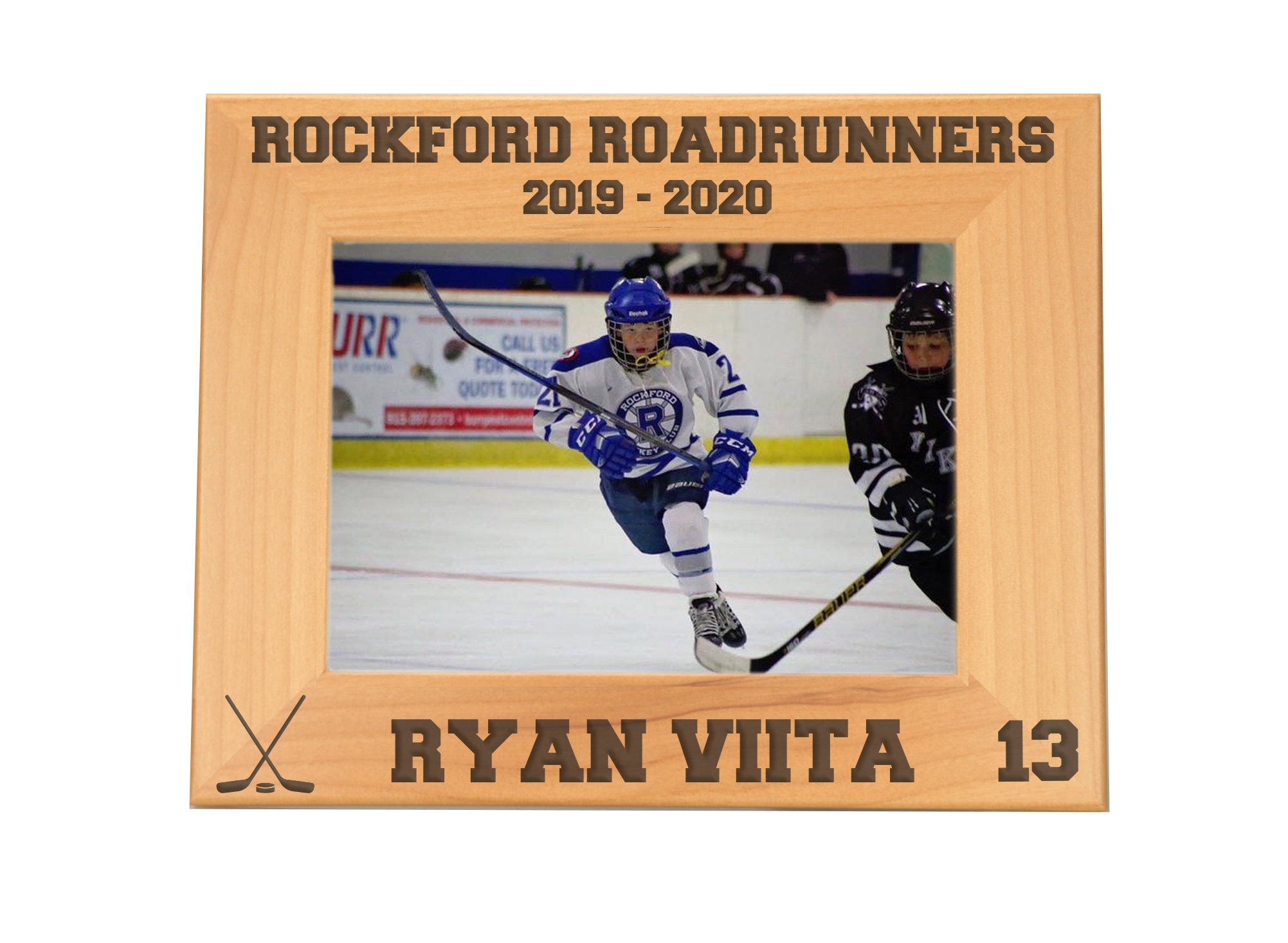 Personalized Hockey Picture Frame Hockey Picture Frame Etsy