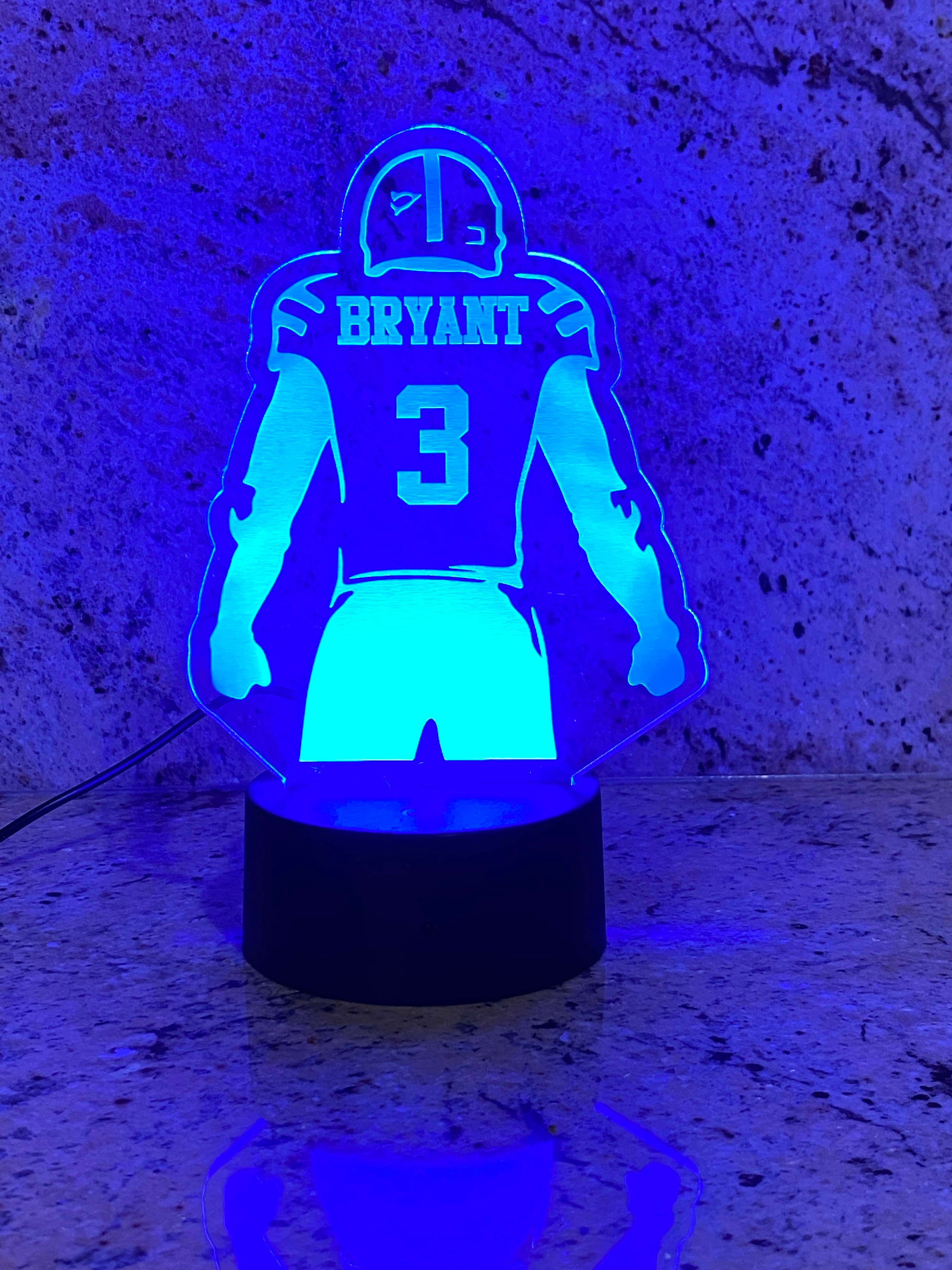 Personalized LED Football Night Light, Football Light, Football Light ...