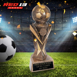 Personalized Soccer Trophy, Soccer Award, Youth Soccer Trophy, Custom Soccer Trophy, Laser Engraved Soccer Trophy, Sports Trophy