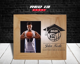 Personalized Basketball Graduation Frame