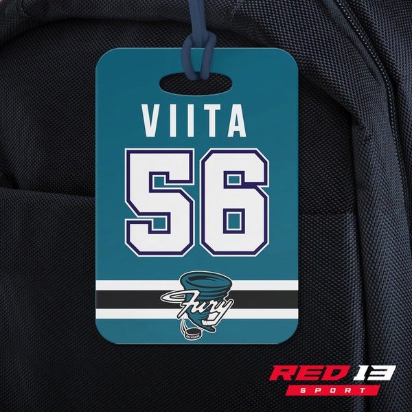 Personalized Bag Tag, Hockey Bag Tag, Team Bag Tags, Custom sports luggage tags, Tournament bag tags