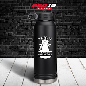 Personalized Cheerleading 32 oz. Stainless Steel Water Bottle, Cheerleading Gift, Gift idea for a cheerleader, Cheer Waterbottle
