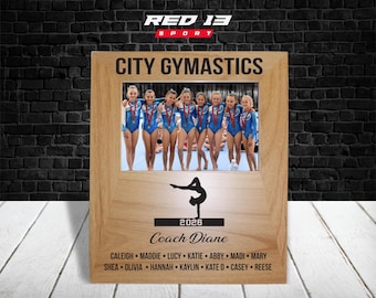 Personalized Gymnastics Coach Frame, Gift for Gymnastics Coach, Gymnastics Coach Gift, Gift for a Gymnastics Coach, Gymnastics Gift Idea