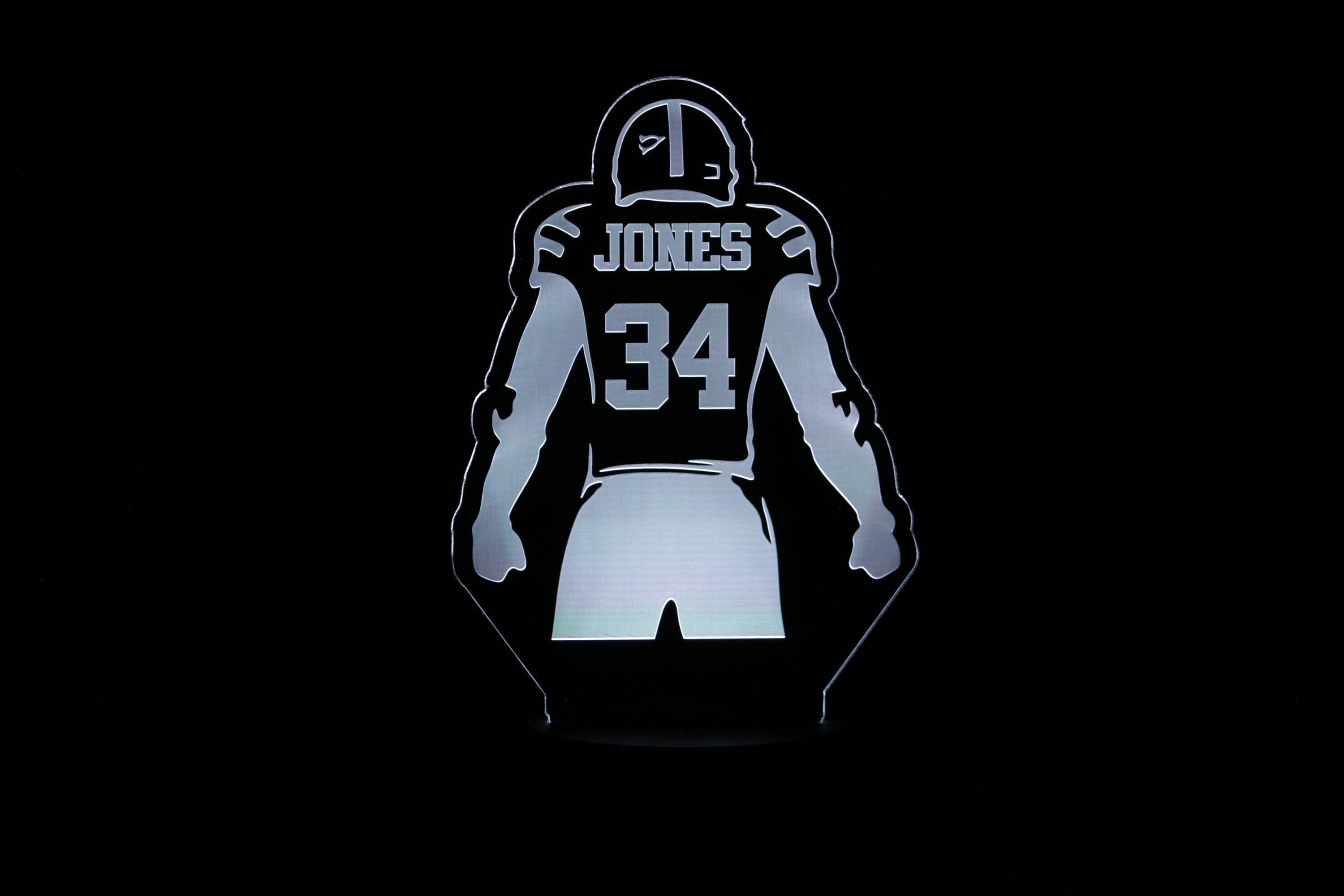 Personalized LED Football Night Light, Football Light, Football Light ...