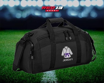 Personalized Karate Duffel Bag, Embroidered Mixed Martial Arts bag, Gift for Karate, Karate Bag