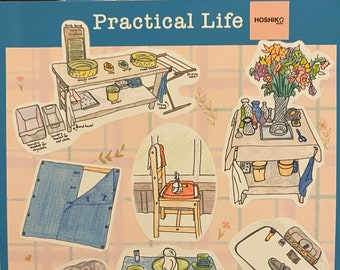 Montessori PRACTICAL LIFE Vinyl Sticker Sheet | PERFECT Montessori Teacher or Student Gift | Montessori Materials