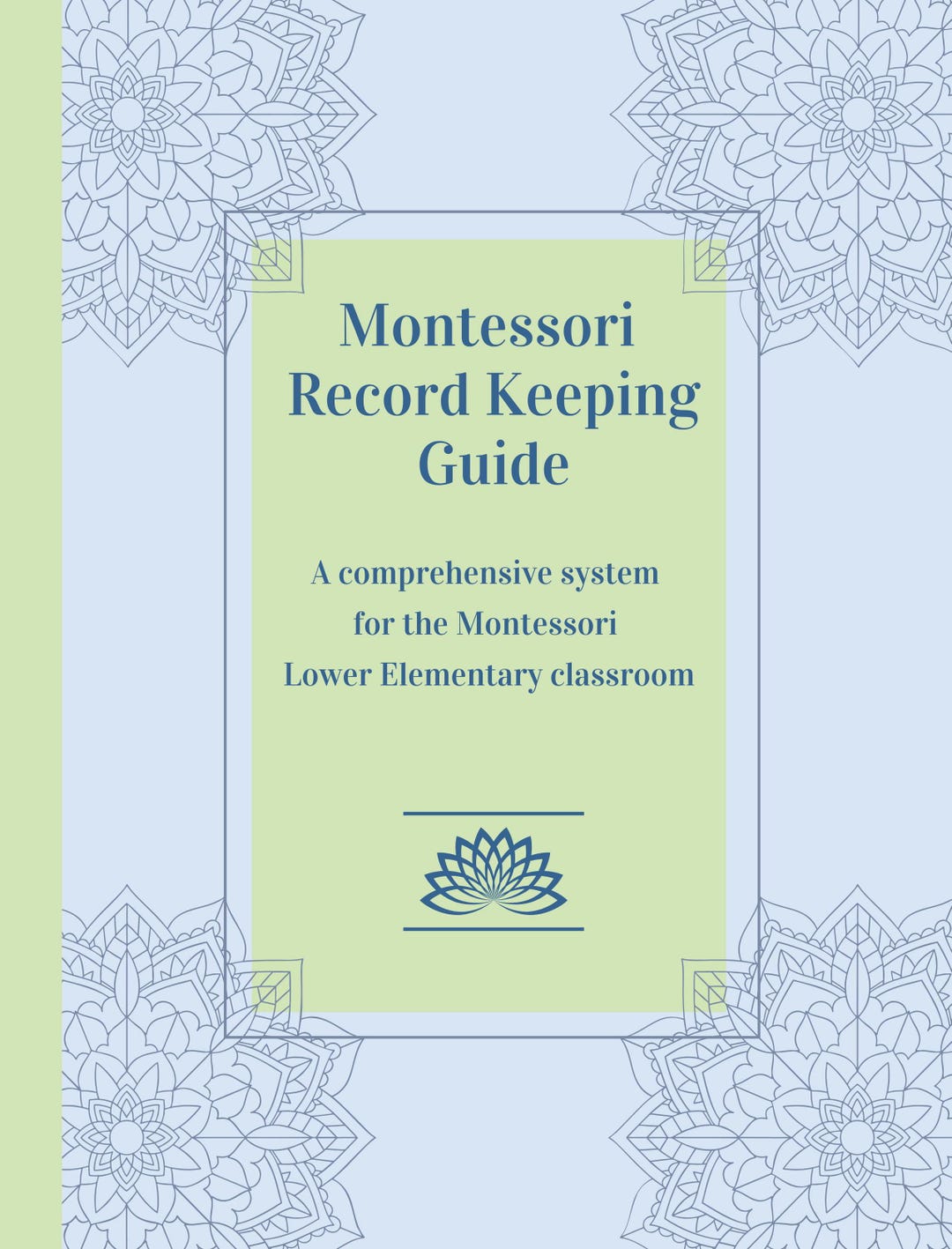 Montessori Lower Elementary Record Keeping | Digital and Printable ...