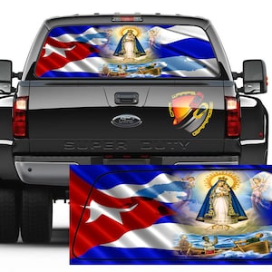 Bandera de Guanabacoa, Cuba STICKER Vinyl Die-Cut Decal – The
