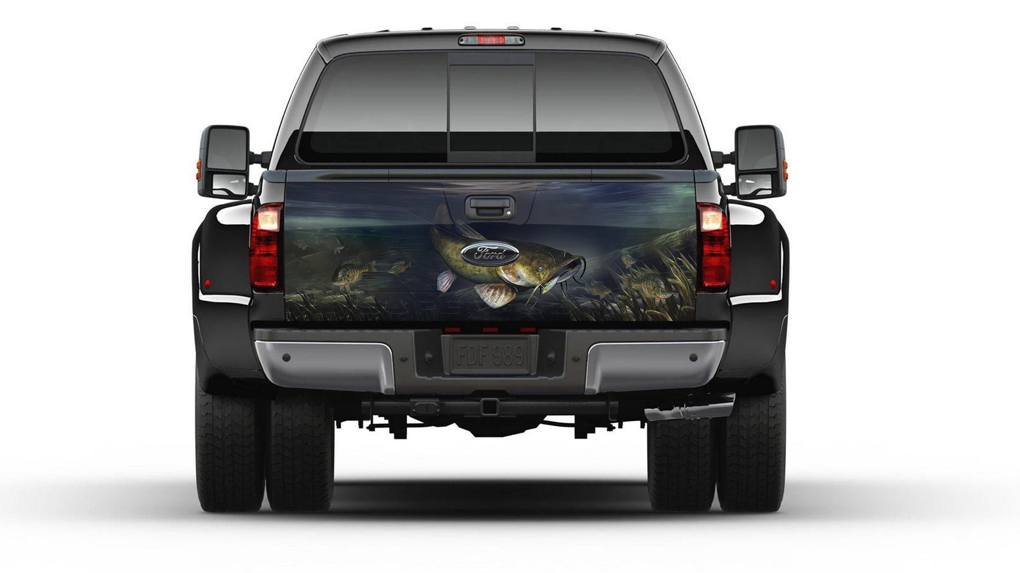 Catfish Shad Tailgate Truck Bed Decal