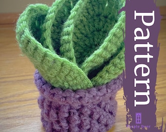 Leaf Coasters with Planter Crochet Pattern - Quick Crochet Gift