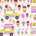 Ice Cream Clip Art, Ice Cream Vans Clip Art, Popsicles, Cones, Ice Cream Stand Clipart, Digital Vector Download