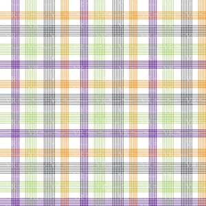 Halloween Plaids Digital Paper Set, Halloween Plaid Digital Papers, Black Orange Green Purple Digital Scrapbook Paper, Instant Download image 3