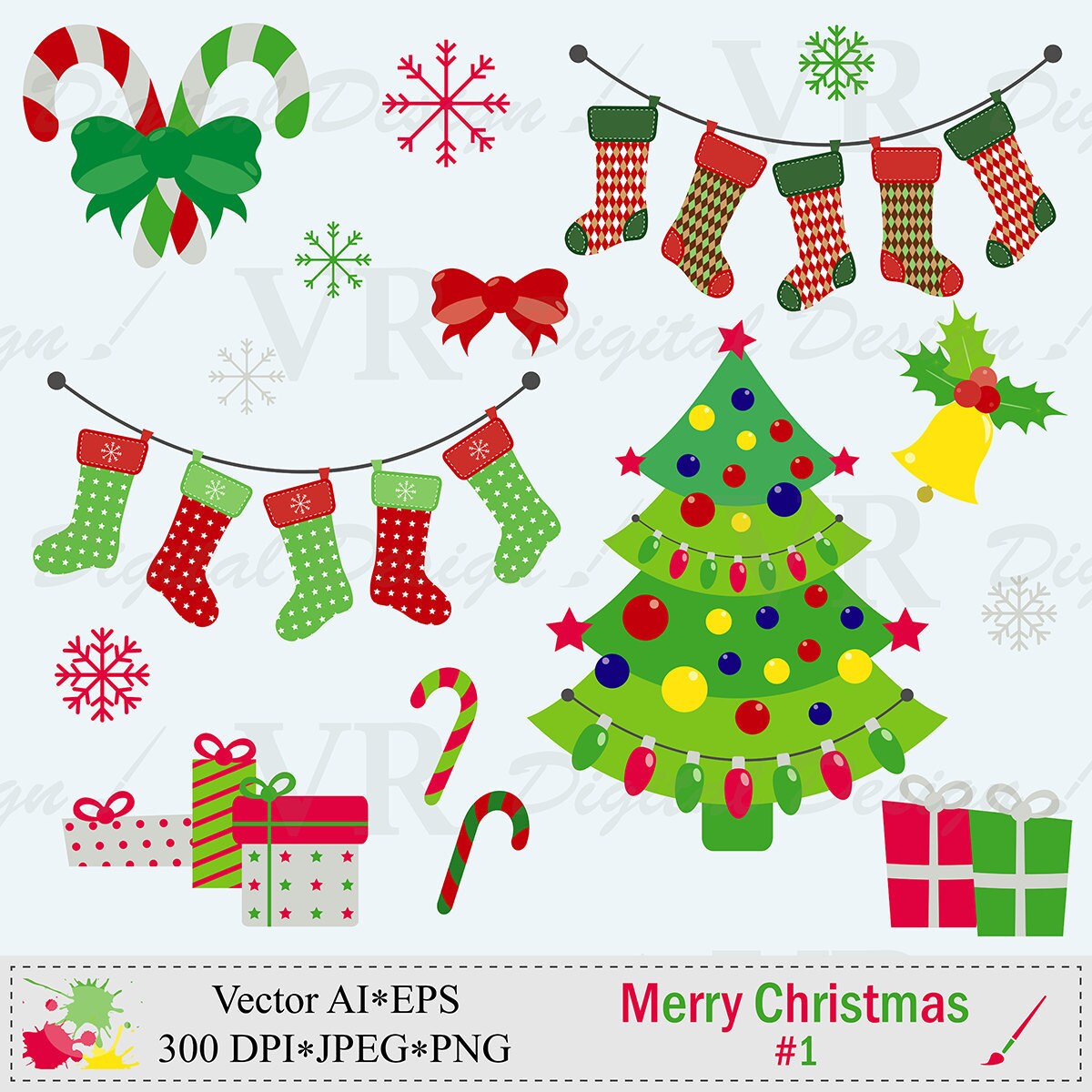 Merry Christmas Clip Art Christmas Tree Clipart Christmas - Etsy Merry Christmas Clip Art Christmas Tree Clipart Christmas - Etsy