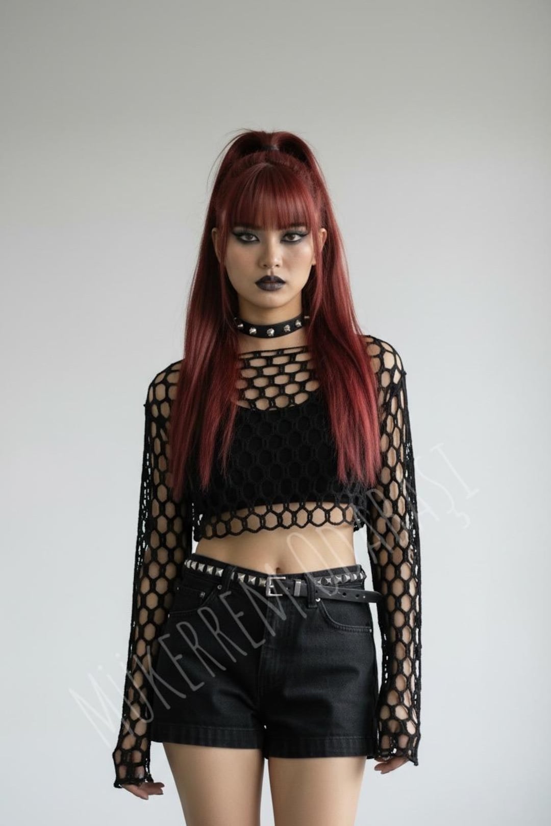 Gothic Crochet Crop Top,crochet Festival Crop Top,crochet Mesh