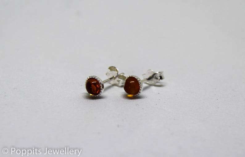 gemstone earrings modern jewellery small amber earrings amber jewellery Genuine amber stone studs amber stud earrings amber earrings