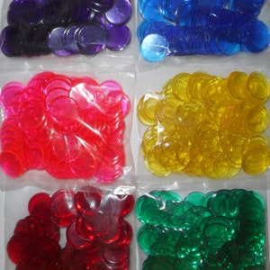 600 Plastic Bingo Chips