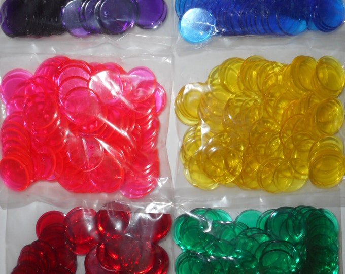 600 Plastic Bingo Chips - Etsy