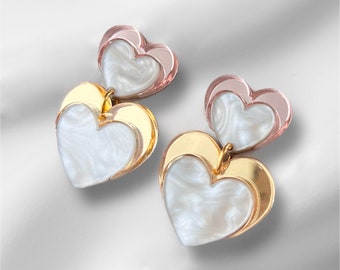 Two of Hearts Studs