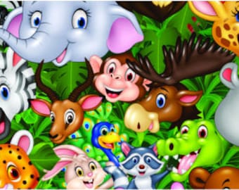 Ng tube, Nasogastric or Oxygen tube adhesive tape length - Mix Animal design.