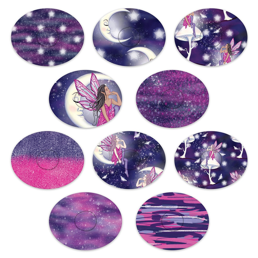 Dexcom G7 & G6 Precut FAIRIES Mix Adhesive Patches - 10 Pack