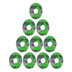 Dexcom G7 Precut Cool Cat Adhesive Patches - 10 Pack