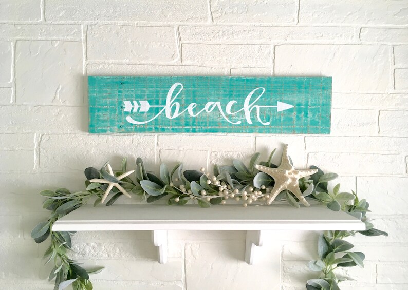 Beach House Coastal Wall Art Wood Sign Home Decor Beach Themed Wall Decor Beach Signs South Beach Style Seaside Home Decor Home Decor Signs Ninebot Ro